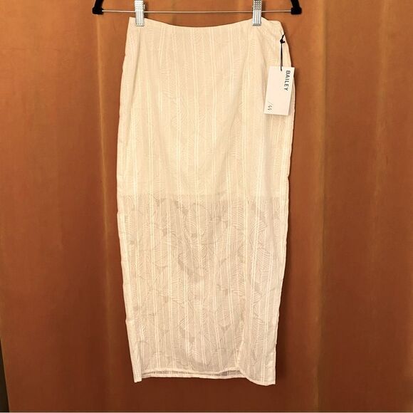 Bailey 44 Semi-Sheer Slip Skirt - Picture 9 of 10